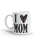 I Heart Mom I Love Mom Mother's Day White Glossy Coffee Tea Cup Mug, Mug, $ 17.50, A Moment Of Now™